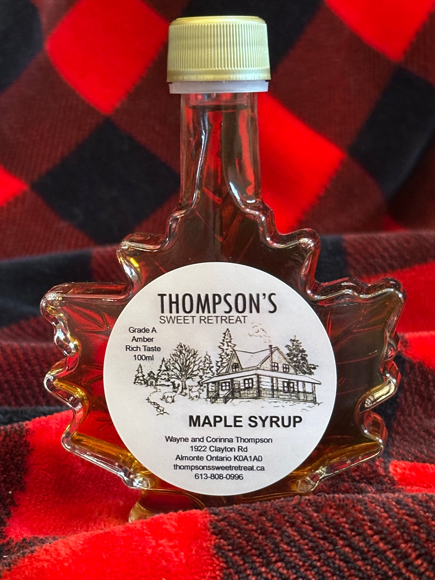 100ml Leaf Maple Syrup